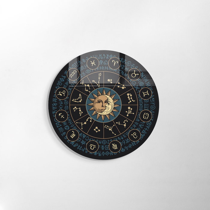 Wallity Cuadro decorativo de vidrio templado Multicolor 60 cm Wallity Cuadro decorativo de vidrio templado Multicolor 60 cm